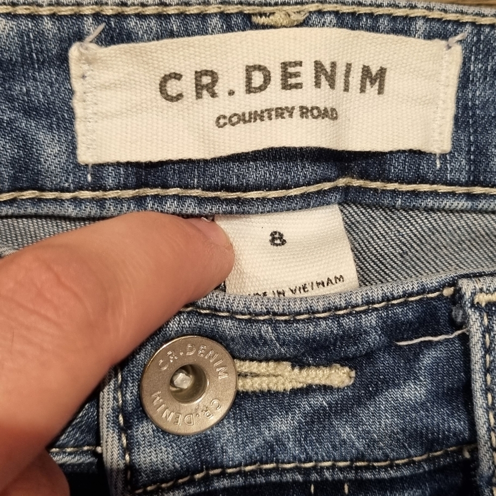 C.R Denim Country Road Size 8 Womens Jeans Fantastic Condition - Picture 4 of 9